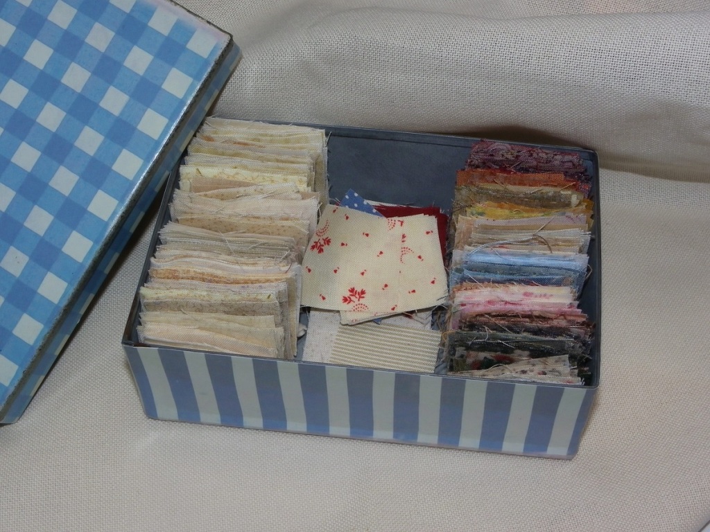 collection de carrés de tissu pour patchwork