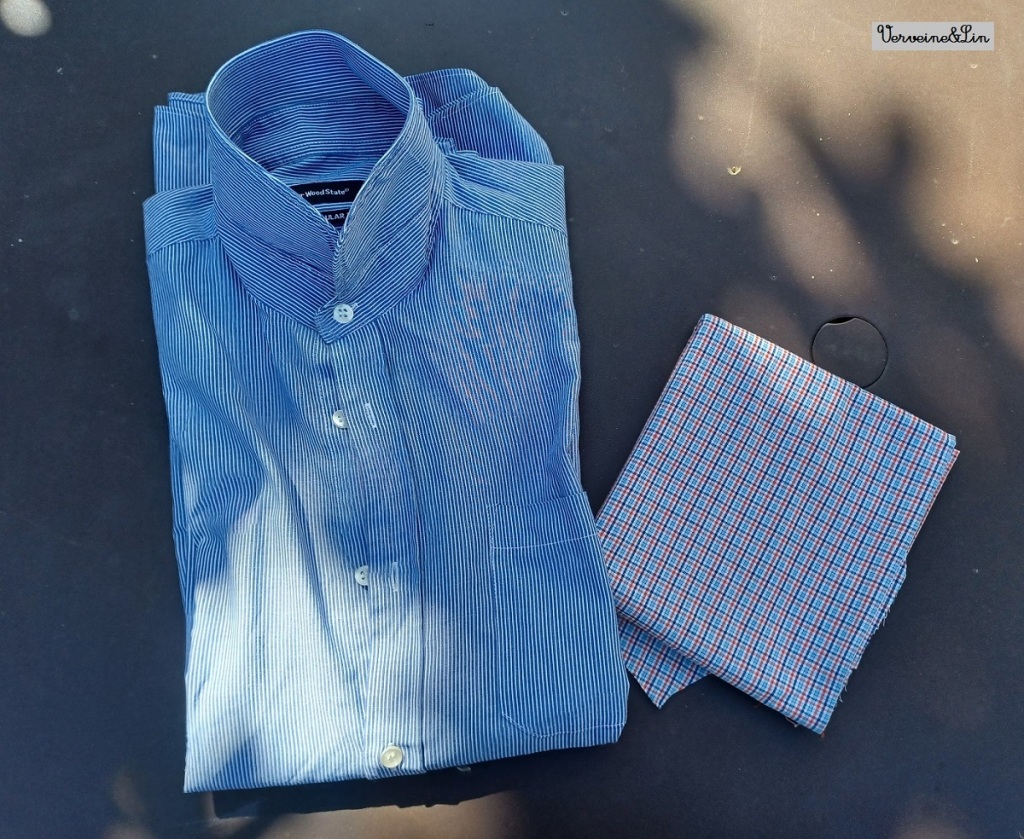 stocker les chemises usagées pour faire du patchwork